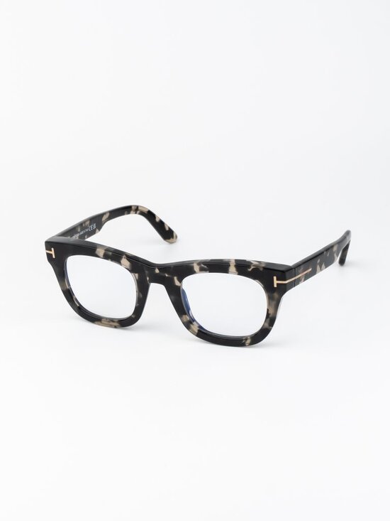 Tom Ford Women Eyeglasses Black Havana Square FT5872-B 005 NEW AUTHENTIC main image 7